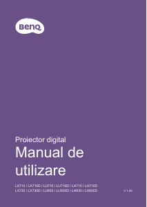 Manual BenQ LH710D Proiector