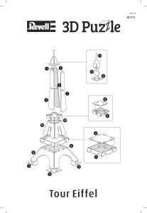 Manual de uso Revell 00111 Eiffel Tower Rompecabezas 3D