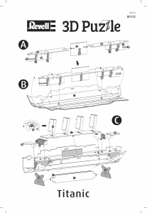 Manual Revell 00112 Titanic 3D Puzzle