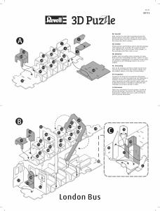 Manuale Revell 00113 London Bus Puzzle 3D