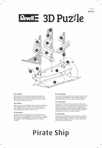 Manual de uso Revell 00115 Pirate Ship Rompecabezas 3D