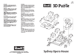Manuale Revell 00118 Sydney Opera House Puzzle 3D