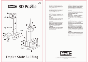 Manual de uso Revell 00119 Empire State Building Rompecabezas 3D