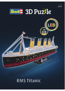 Manuale Revell 00154 RMS Titanic Puzzle 3D