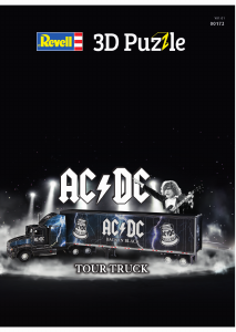 Manual Revell 00172 AC/DC Tour Truck 3D Puzzle