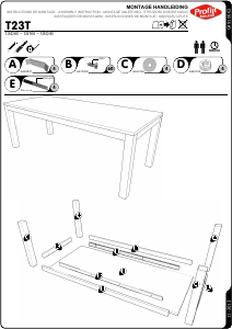 Manuale Profijt Meubel Tilango Tavolo da pranzo