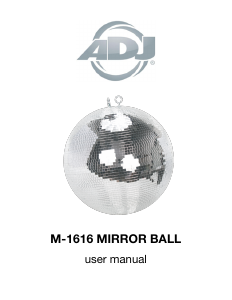 Handleiding American DJ M-1616 Discobal