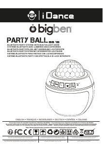 Mode d’emploi Bigben BB 10 Boule disco