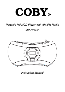 Manual Coby MP-CD455 Stereo-set