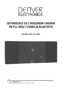 Instrukcja Denver MC-5010BT Zestaw stereo