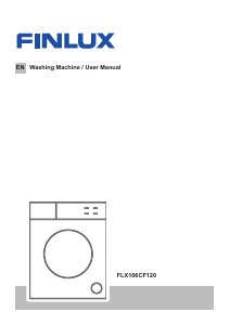 Manual Finlux FLX106CF120 Washing Machine