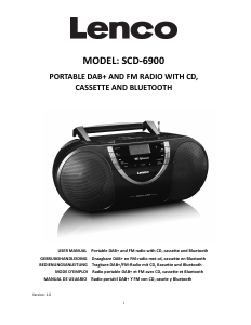 Manual de uso Lenco SCD-6900 Set de estéreo
