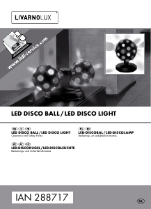 Manual LivarnoLux IAN 288717 Disco Ball