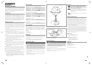 Handleiding LivarnoLux KH 4254 Discobal