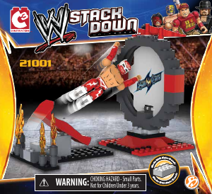 Manual C3 Toys set 21005 WWE Stackdown Rey Mysterios springboard splash