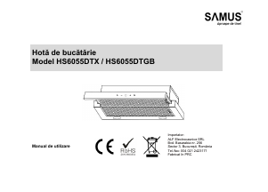 Manual Samus HS6055DTGB Hotă