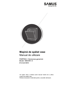 Manual Samus SBDW61.5 Maşină de spălat vase