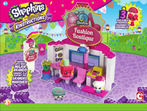 Bruksanvisning C3 Toys set 37328 Shopkins Modebutik