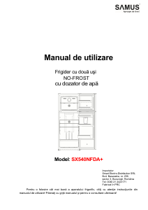 Manual Samus SX540NFDA+ Combina frigorifica