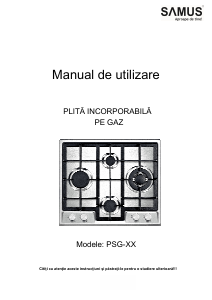 Manual Samus PSG-32SX Plită