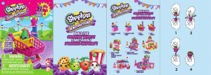 Manual de uso C3 Toys set 37331 Shopkins Carrito de la compra con Strawberry Kiss y Posh Pear