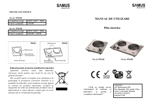 Manual Samus PX102 Plită