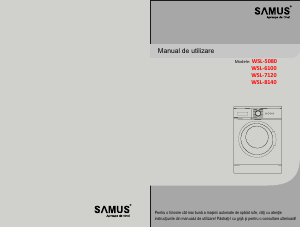Manual Samus WSL-8140 Mașină de spălat