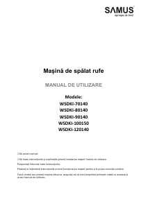 Manual Samus WSDKI-80140 Mașină de spălat