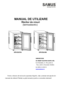 Manual Samus SRV36CRA Răcitor vin