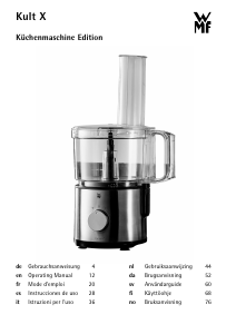 Manual WMF Kult X Food Processor