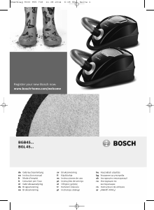 Εγχειρίδιο Bosch BGB45300 Ηλεκτρική σκούπα