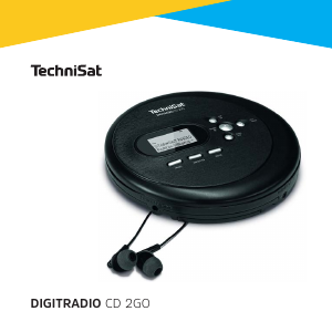 Mode d’emploi TechniSat CD 2GO Lecteur CD portable