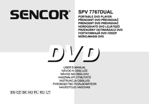 Руководство Sencor SPV 7767DUAL DVD плейер
