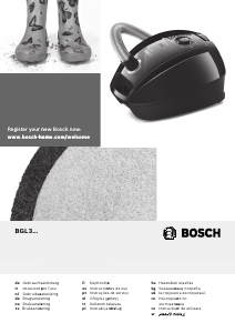Посібник Bosch BGL3A330 Пилосос
