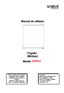 Manual Samus SW062 Frigider