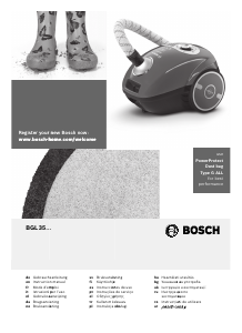 Manuale Bosch BGL35110 Aspirapolvere