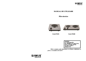 Manual Samus PX302 Plită