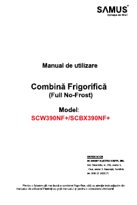 Manual Samus SCBX390NF+ Combina frigorifica