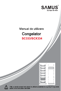Manual Samus SCX334 Congelator