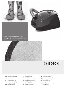 Käyttöohje Bosch BSG6B110 Pölynimuri