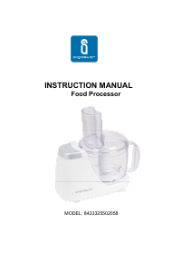 Manual Aigostar 8433325502058 Food Processor