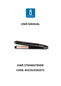 Manual Aigostar 8433325501075 Hair Straightener