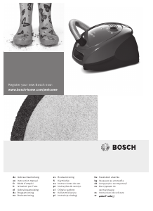 Εγχειρίδιο Bosch BSG6C110 Ηλεκτρική σκούπα