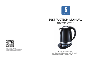 Manual Aigostar 8433325503086 Kettle