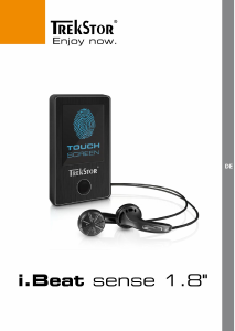 Handleiding TrekStor i.Beat sense 1.8 Mp3 speler