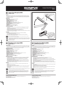 Manual Olympus ME32 Microphone