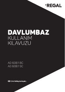 Kullanım kılavuzu Regal AD 6061 B Davlumbaz