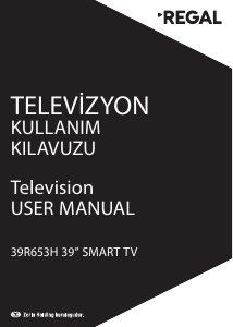 Kullanım kılavuzu Regal 39R653H LED televizyon