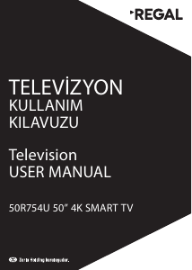 Handleiding Regal 50R754U LED televisie