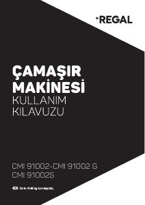Kullanım kılavuzu Regal CMI 91002 S Çamaşır makinesi